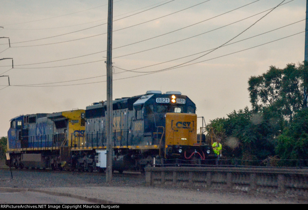 CSX Locomotives in the Yard